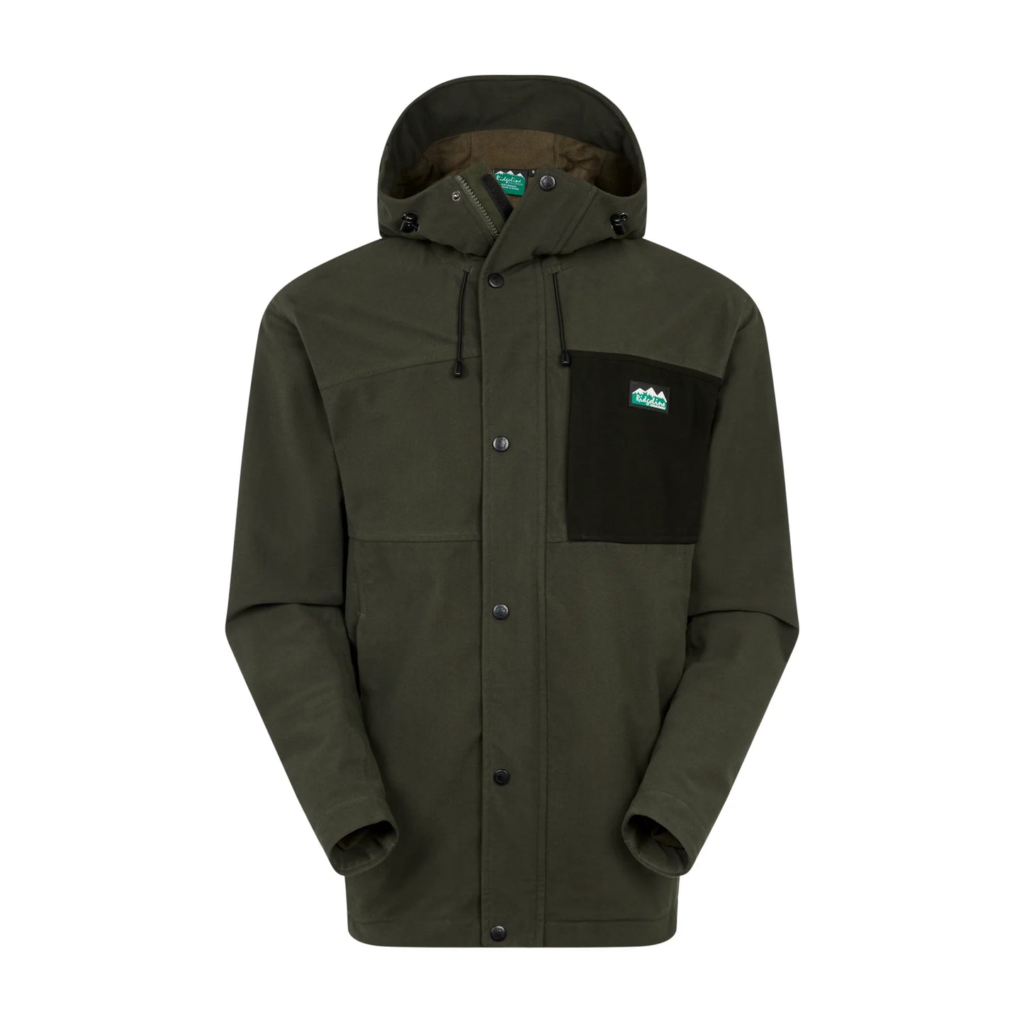 Ridgeline Tempest Jacket Olive / Olive pocket *Exclusive*