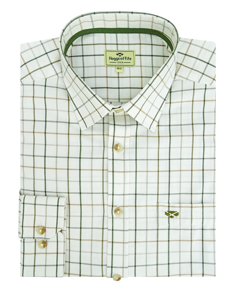 Hoggs of fife Balmoral Luxury Tattersall Shirt