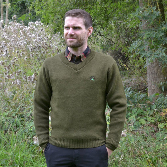 Ridgeline Knitted V-Neck Jumper *Special Offer*